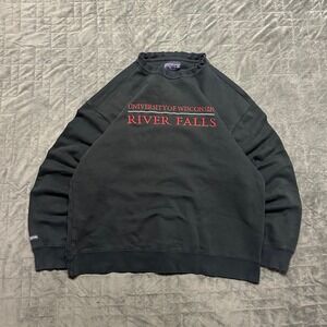 Vintage 90s University of Wisconsin River Falls Embroidered Jansport Crewneck